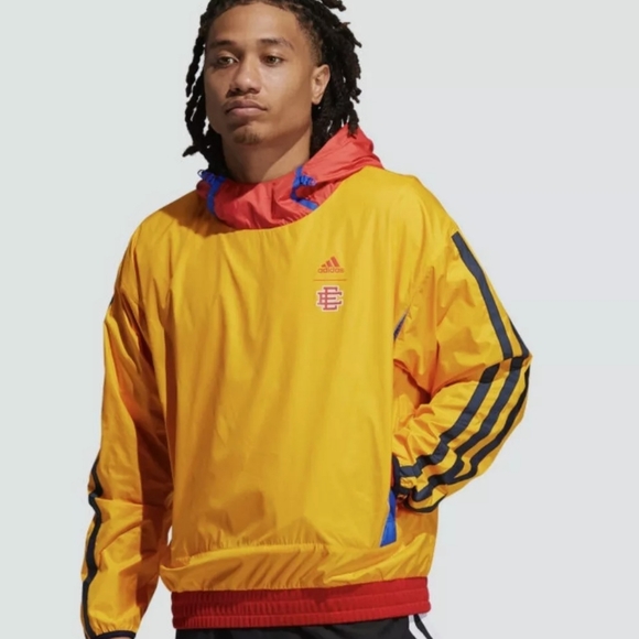 Adidas Eric Emanuel McDonald’s Hoodie Jacket Men“H16555” NWT Size Large Lightweight & Shirt Jackets